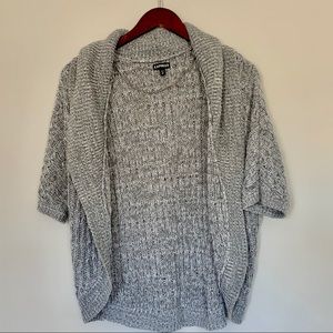 Express Knit Cardigan Sweater Gray Size XS